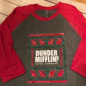 Shirts - Dunder Mufflin Office Christmas tee Shirts - Dunder Mufflin Office Christmas tee